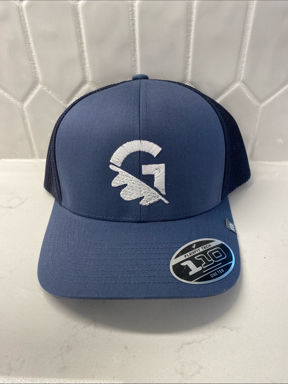 🆕 Travis Mathew Cruz Trucker Cap Vintage Indigo Mesh SnapBack Flexfit 110 Hat
